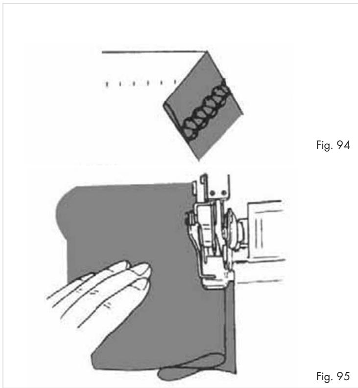 SILVERCREST SON 90 A1 OVERLOCK SEWING MACHINE - Overlock blind hems - 1