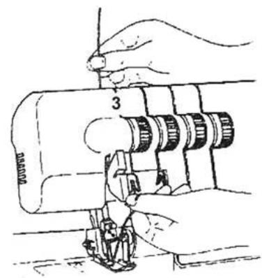 SILVERCREST SON 90 A1 OVERLOCK SEWING MACHINE - Observera: - 4