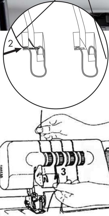 SILVERCREST SON 90 A1 OVERLOCK SEWING MACHINE - i Hinweis: - 2