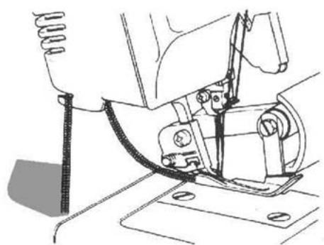 SILVERCREST SON 90 A1 OVERLOCK SEWING MACHINE - Abketteln und Probenähen - 2