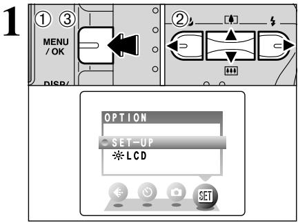 FUJIFILM A340 - SELECTING THE LANGUAGE - 1