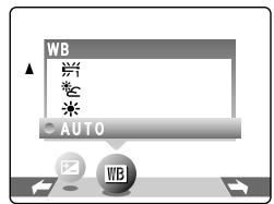 FUJIFILM A340 - WB WHITE BALANCE (SELECTING THE LIGHT SOURCE) - 1