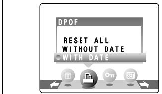 FUJIFILM A340 - HOW TO SPECIFY PRINT OPTIONS (FRAME SET/RESET) - 3