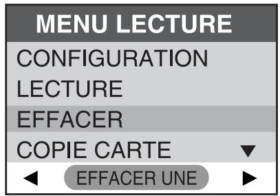 FUJIFILM Q1 DIGITAL - Effacer une seule image - 3