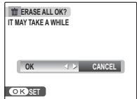 FUJIFILM FINEPIX REAL 3D W1 - ALL FRAMES: Deleting All Images - 1