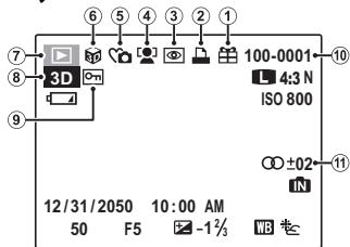 FUJIFILM FINEPIX REAL 3D W1 - ■ Playback - 1