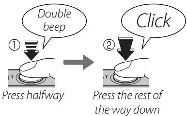 FUJIFILM FINEPIX REAL 3D W1 - Tip: The Shutter Button - 1