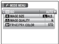 FUJIFILM FINEPIX REAL 3D W1 - Using the F-Mode Menu - 1