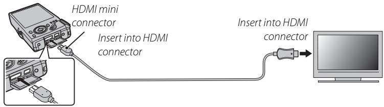 FUJIFILM FINEPIX F500EXR - Connecting the Camera to High Definition (HD) TVs - 1