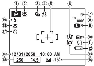 FUJIFILM FINEPIX JV200 - Camera Displays - 1