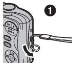 FUJIFILM FINEPIX JV200 - Attaching the Strap - 1
