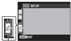 FUJIFILM FINEPIX T200 - Display the setup menu. - 2