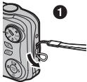 FUJIFILM FINEPIX T300 - Attaching the Strap - 1