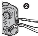 FUJIFILM FINEPIX T300 - Attaching the Strap - 2