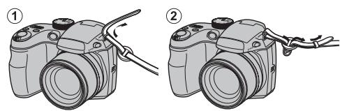 FUJIFILM FINEPIX S2900 - Attaching the Strap - 1