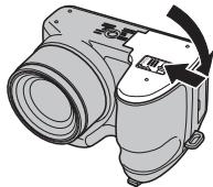 FUJIFILM FINEPIX S2900 - Close the battery-chamber cover. - 1