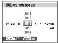 FUJIFILM FINEPIX S2900 - Set the date and time. - 1