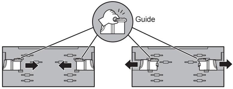 FUJIFILM ASK-300 - ■ COMMENT REGLER LES GUIDES PAPIER - 1