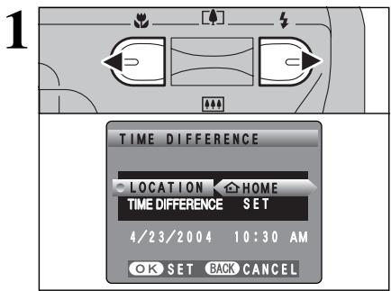 FUJIFILM FINEPIX A330 - TIME DIFFERENCE (TIME DIFFERENCE SETTING) - 1