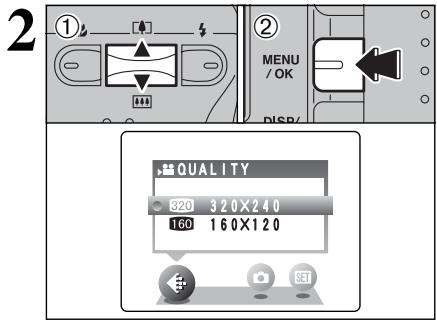FUJIFILM FINEPIX A330 - QUALITY SETTINGS IN MOVIE MODE - 2