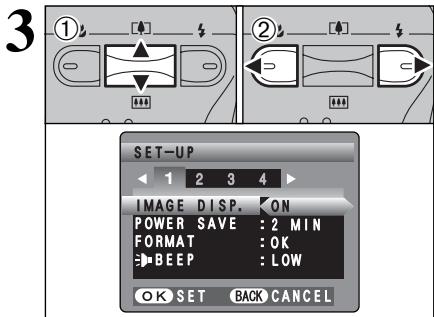 FUJIFILM FINEPIX A330 - SET USING THE SET-UP SCREEN - 3