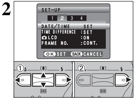 FUJIFILM FINEPIX A330 - CORRECTING THE DATE AND TIME / CHANGING THE DATE ORDER - 2