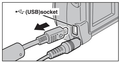 FUJIFILM FINEPIX A330 - Disconnecting the printer - 1