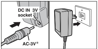 FUJIFILM FINEPIX A340 - Using the optional AC Power adapter - 1