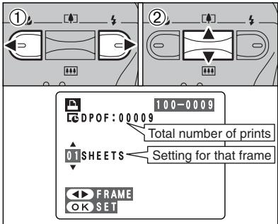 FUJIFILM FINEPIX A340 - When DPOF settings were specified on another camera - 2