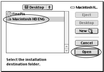 FUJIFILM FINEPIX A340 - The Installer setup screen appears. Click the [Installing FinePixViewer] button. - 2