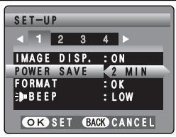 FUJIFILM FINEPIX A340 - POWER SAVE SETTING - 1