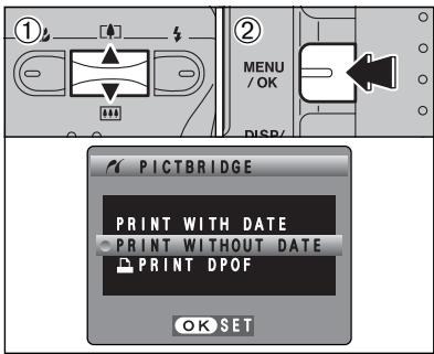 FUJIFILM FINEPIX A340 - CONNECTING THE CAMERA DIRECTLY TO THE PRINTER FOR PRINTING IMAGES (PictBridge FUNCTION) - 1
