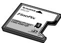 FUJIFILM FINEPIX A340 - - CompactFlash™ Card Adapter DPC-CF - 1