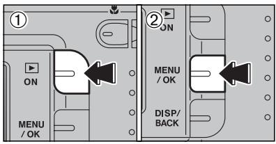 FUJIFILM FINEPIX A340 - HOW TO SPECIFY PRINT OPTIONS (FRAME SET/RESET) - 1