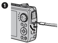 FUJIFILM FINEPIX F200 EXR - Attaching the Strap - 1