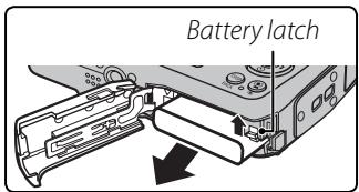 FUJIFILM FINEPIX F200 EXR - Removing the Battery - 1