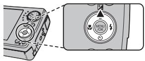 FUJIFILM FINEPIX F200 EXR - Press the selector up (＋). - 1