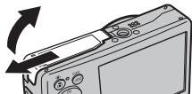 FUJIFILM FINEPIX F200 EXR - ■ Inserting a Memory Card - 1