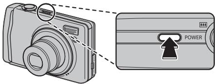 FUJIFILM FINEPIX F40FD - Turning the camera on in Photography mode - 1