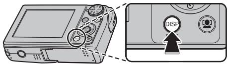 FUJIFILM FINEPIX F40FD - Select the LCD monitor display. - 1