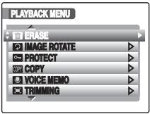FUJIFILM FINEPIX F40FD - Setting the PLAYBACK MENU - 1
