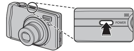 FUJIFILM FINEPIX F40FD - Turn the camera on. - 1