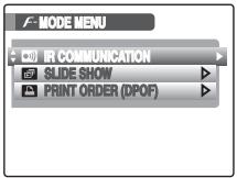 FUJIFILM FINEPIX F40FD - Setting the F -MODE MENU (Playback) - 1