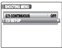 FUJIFILM FINEPIX F40FD - Open the SET-UP menu. - 1