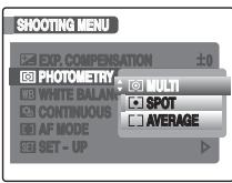 FUJIFILM FINEPIX F40FD - Setting the SHOOTING MENU - 1
