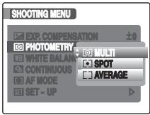 FUJIFILM FINEPIX F40FD - Available Photography modes: (→p.56)   (When Intelligent Face Detection is turned OFF) - 1
