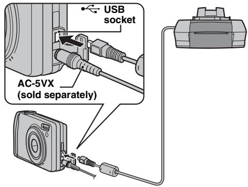 FUJIFILM FINEPIX F40FD - Connecting to a printer - 1