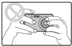 FUJIFILM FINEPIX J25 - Holding the Camera - 2