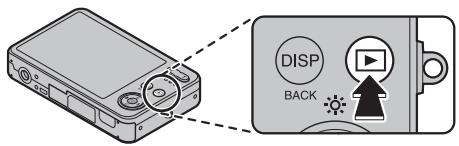 FUJIFILM FINEPIX J25 - Press the ▶ button. - 1
