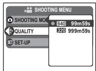 FUJIFILM FINEPIX J25 - Choosing the Frame Size - 1